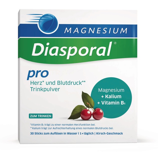Herzgesundheit beginnt im Alltag - und bei uns selbst / Was das neue Magnesium-Diasporal&reg; Pro Herz und Blutdruck dazu beitr&auml;gt